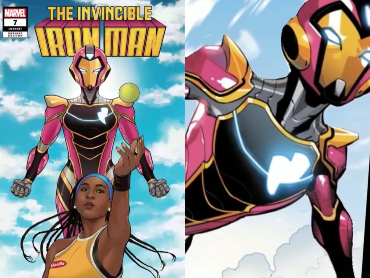 $10,000,000 worth Coco Gauff fulfills her childhood dream by starring on the cover of a Marvel comic with Ironheart