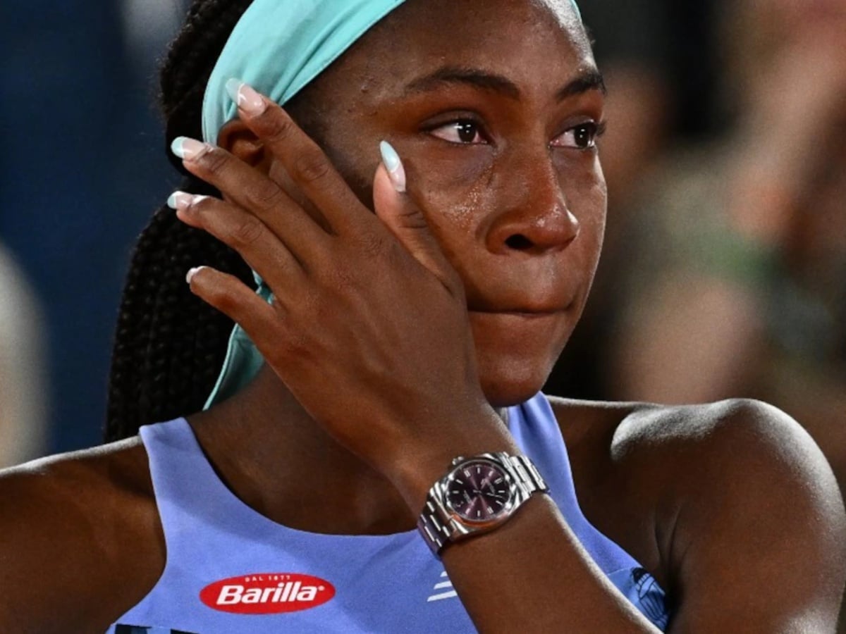 “She is trash” – Coco Gauff’s bottle job in the Eastbourne semi-finals has fans bashing her following her audacious Wimbledon claim