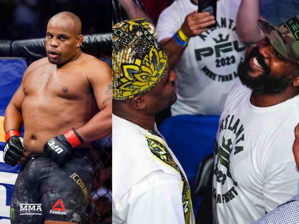 Daniel Cormier believes the face between Jon Jones and Francis Ngannou was for nothing