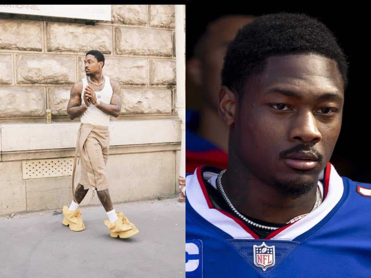 “Dumbest thing on the planet” – NFL Twitter TROLLS Stefon Diggs for sporting ‘weird’ shoes amid tussle with Josh Allen