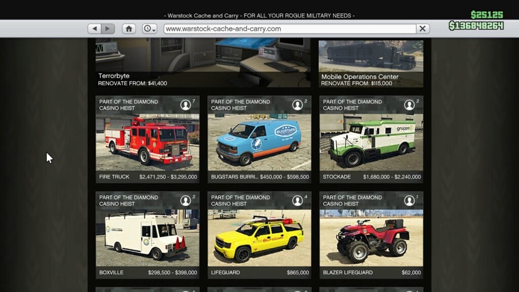 GTA Online: All removed vehicles with the San Andreas Mercenaries update