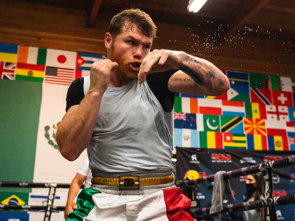 Fans call Canelo Alvarez washed after watching his training video