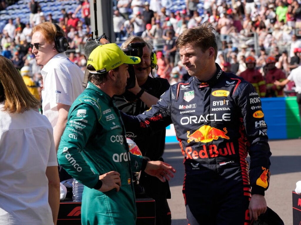 Fernando Alonso and Max Verstappen (Credits: The Independent)