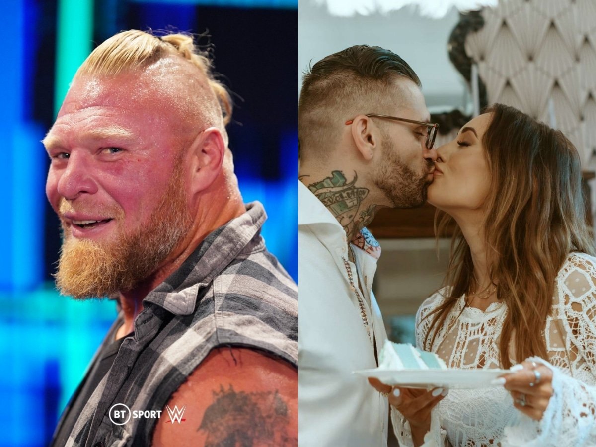 Why did Brock Lesnar once offer to get naked for WWE Superstar Carmella’s husband?