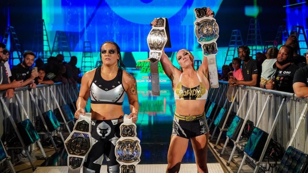 Shayna Baszler and Ronda Rousey