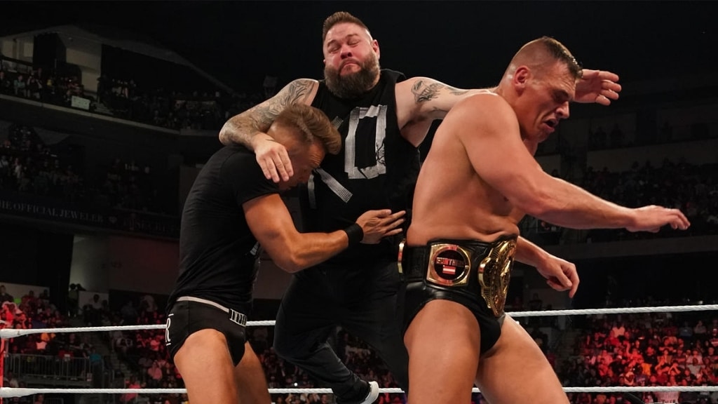 Kevin Owens attacks The Imperium 