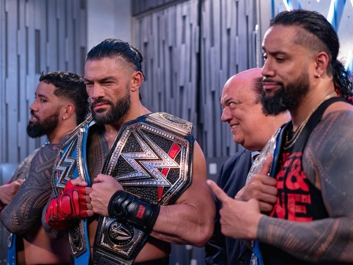 WWE’s top executive seemingly pulling the strings of The Bloodline’s storyline from behind the curtains