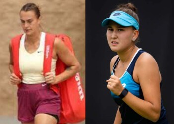 Aryna Sabalenka and Kamilla Rakhimova (Image via The Independent and Live-Result.com)