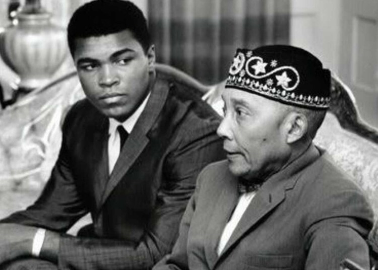 Muhammad Ali và Elijah Muhammad'