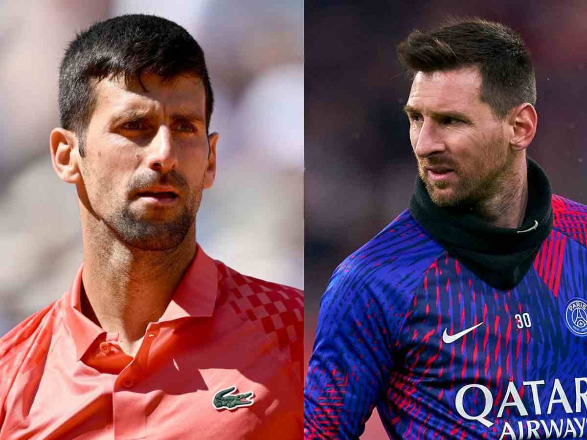 Novak Djokovic graces his presence at Lionel Messi’s farewell game for PSG at Parc des Princes