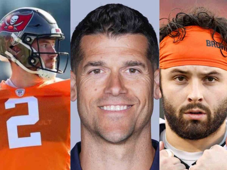 Kyle Trask, Dave Canales & Baker Mayfield