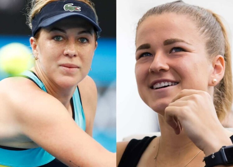 Anastasia Pavlyuchenkova and Karolina Muchova.
