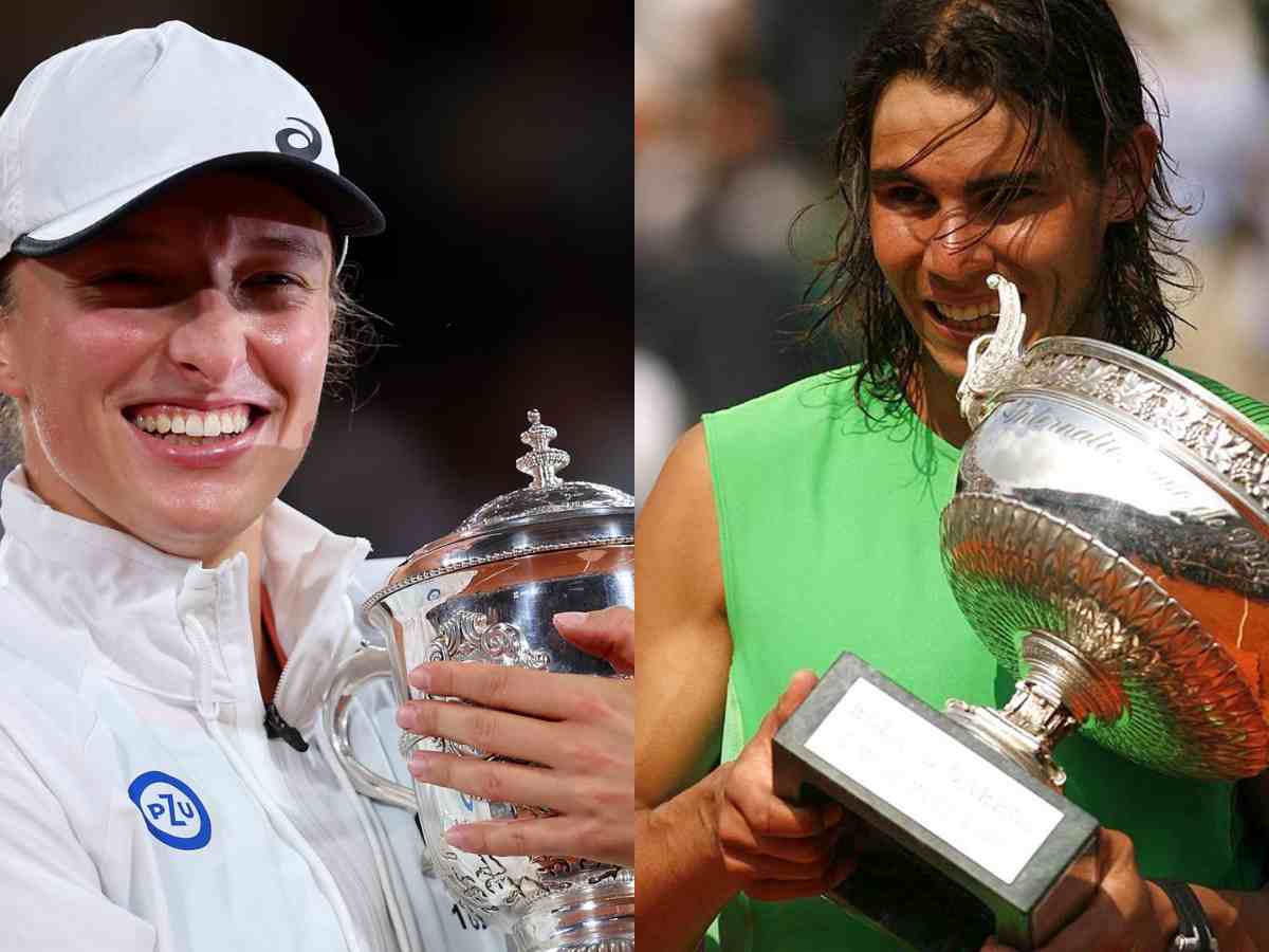 Iga Swiatek matches Rafael Nadal record with 3rd French Open title