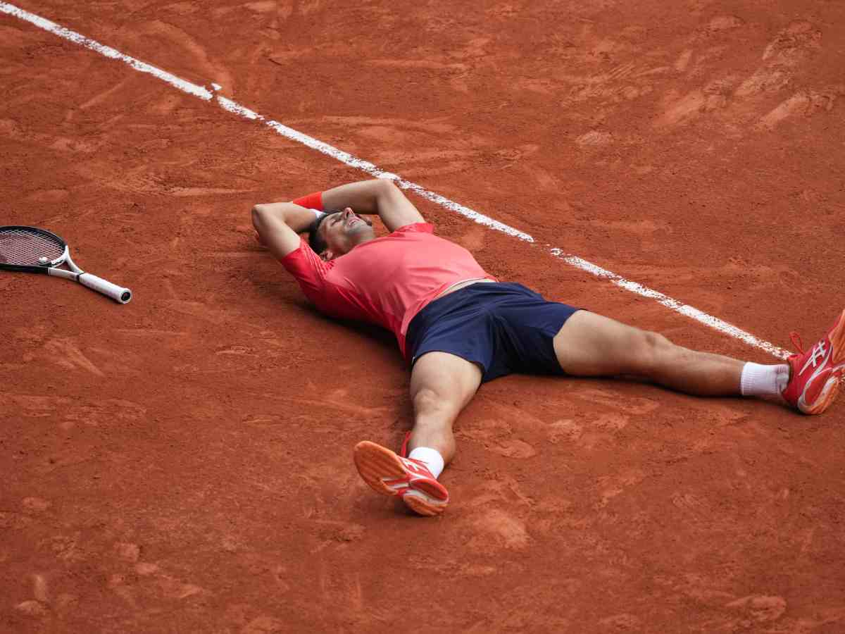 WATCH: Emotional Novak Djokovic falls to the ground as he scripts history by winning 23rd Grand Slam singles title at the 2023 French Open