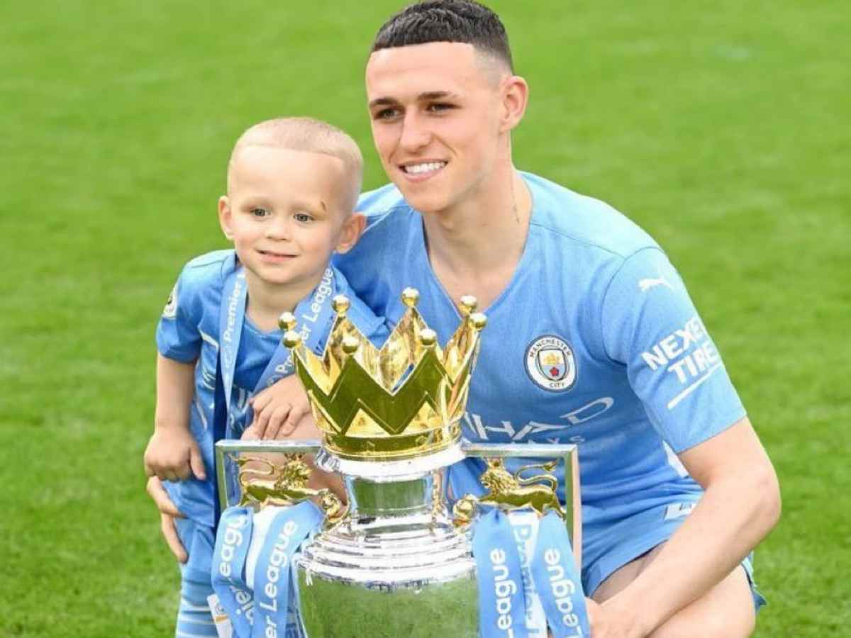 “Haaland, I thought you were a girl,” Phil Foden’s son and Erling Haaland share an adorable moment during UCL victory celebrations