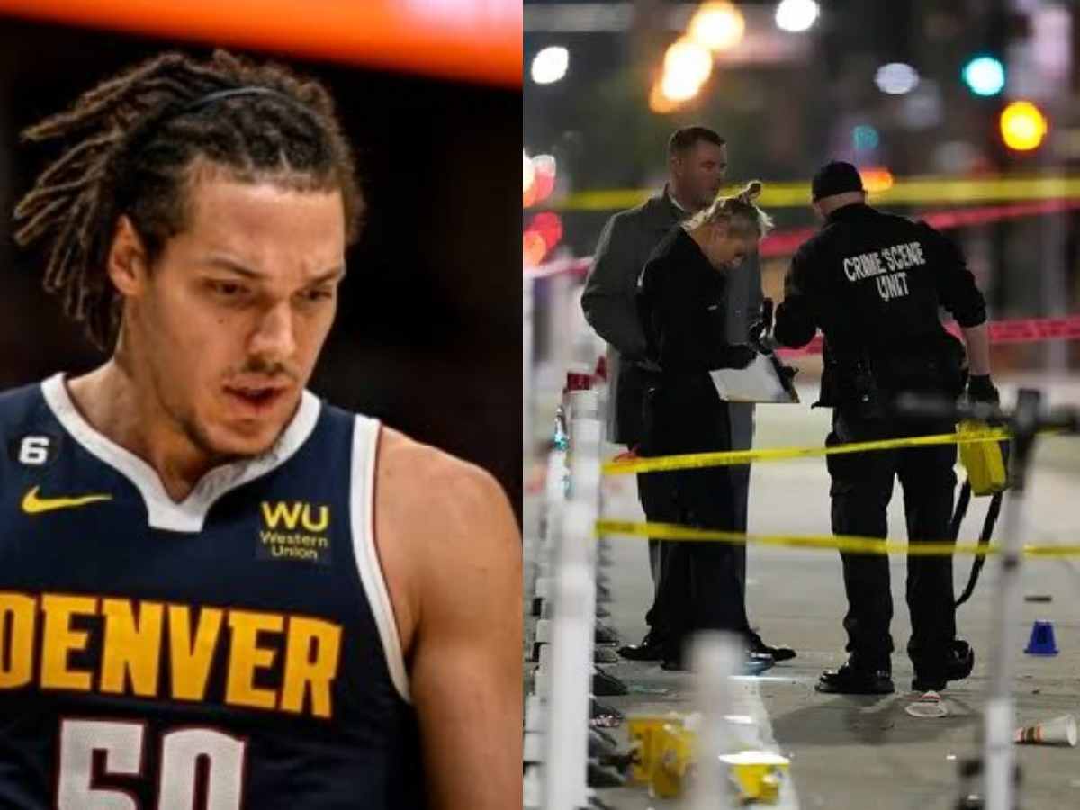 Topless Aaron Gordon spotted partying on streets while MASS SHOOTING breaks out near Nuggets’ Ball Arena