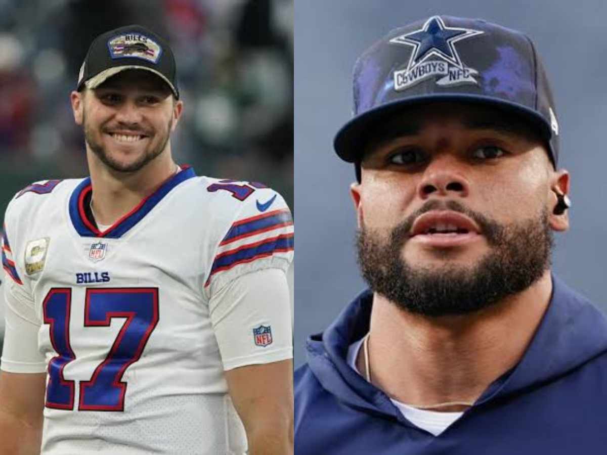 “It’s gotta be a race thing” – NFL fan brews racism angle for the constant HATE Dak Prescott receives despite Josh Allen having worse stats