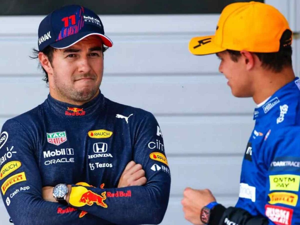 Sergio Perez and Lando Norris, image via Marca.com