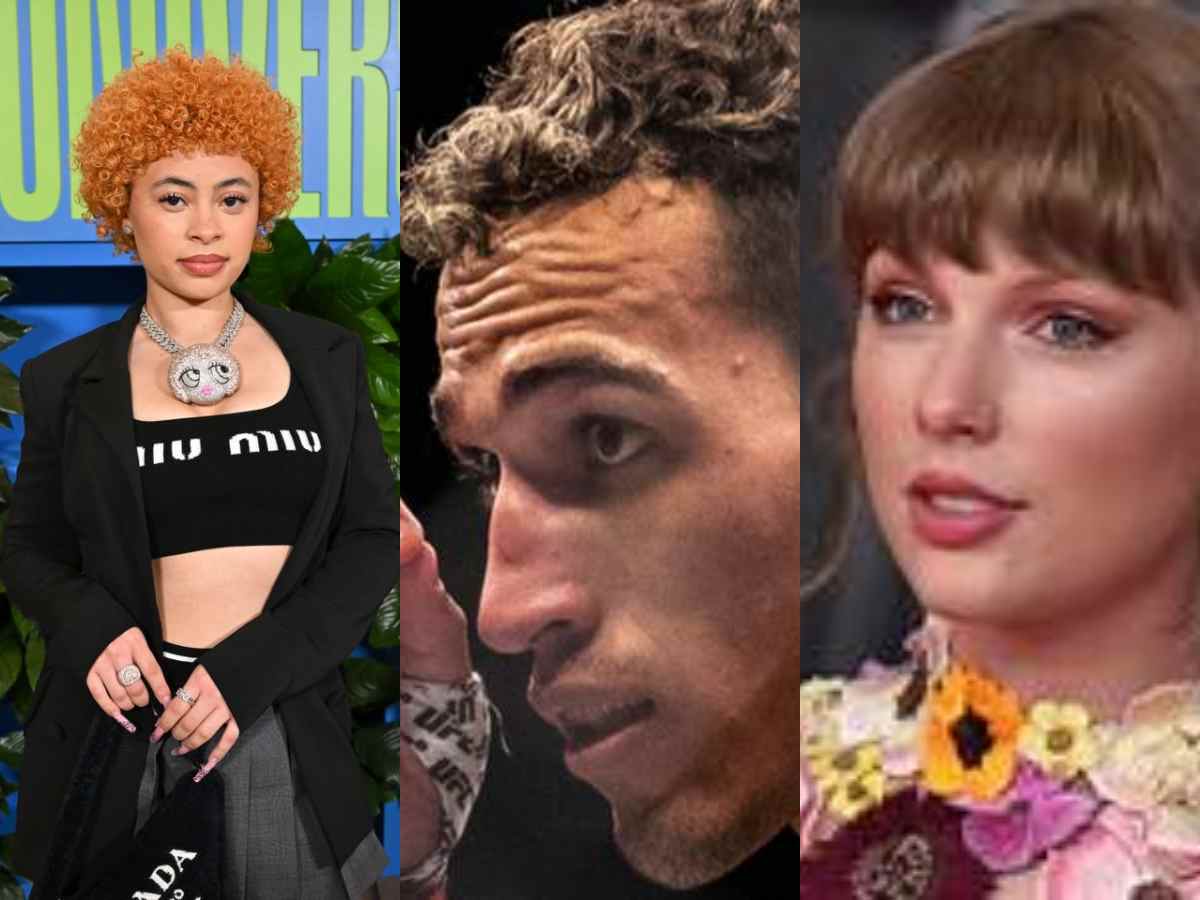 “Trollin too Far” – Charles Oliveira hilariously reacts to rumours of dating Ice Spice and Taylor Swift.