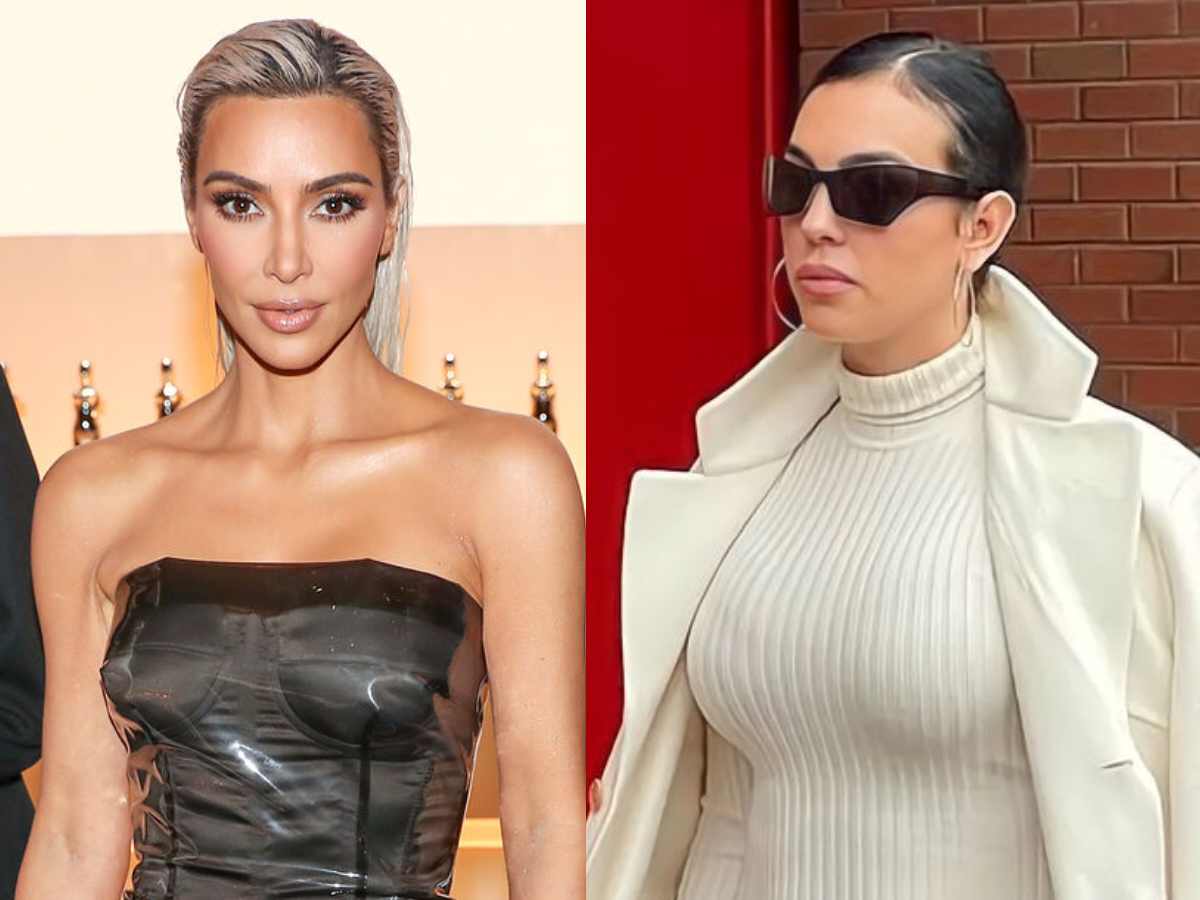 Cristiano Ronaldo’s partner Georgina Rodriguez spotted in one of Kim Kardashian’s most stunning outfits on streets of Madrid