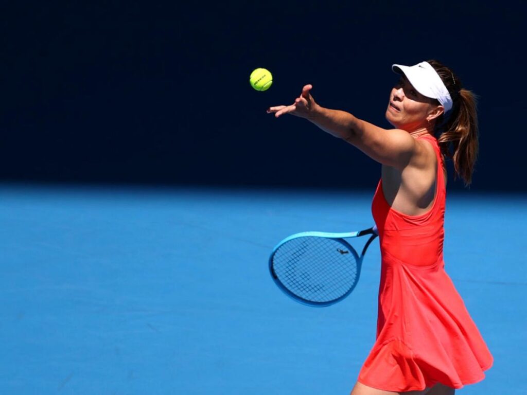 Maria Sharapova in action at the Australian Open (PC : Deccan Herald)