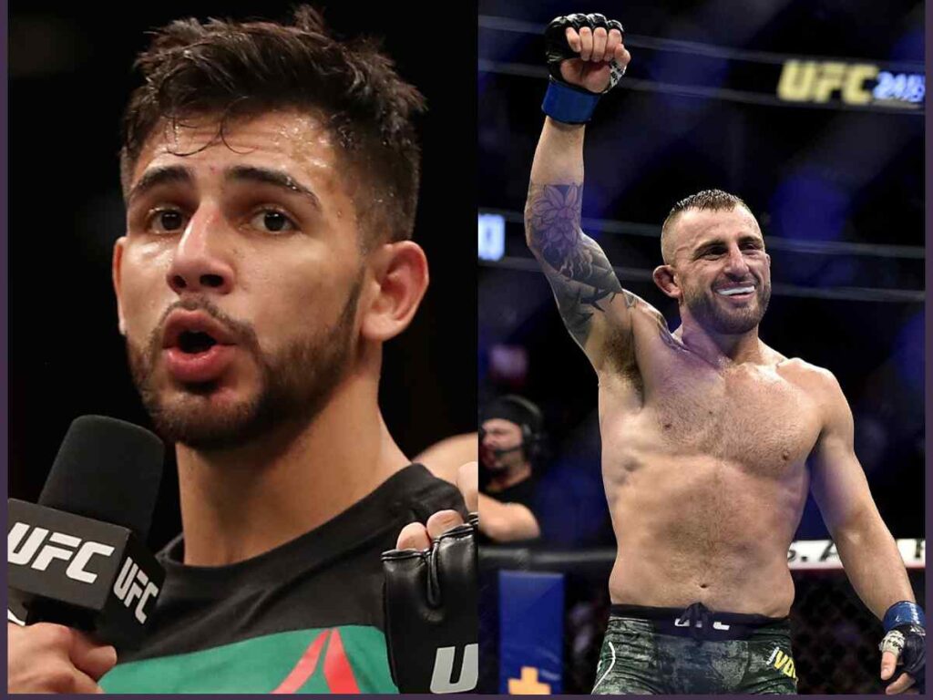 Yair Rodriguez and Alexander Volkanovski