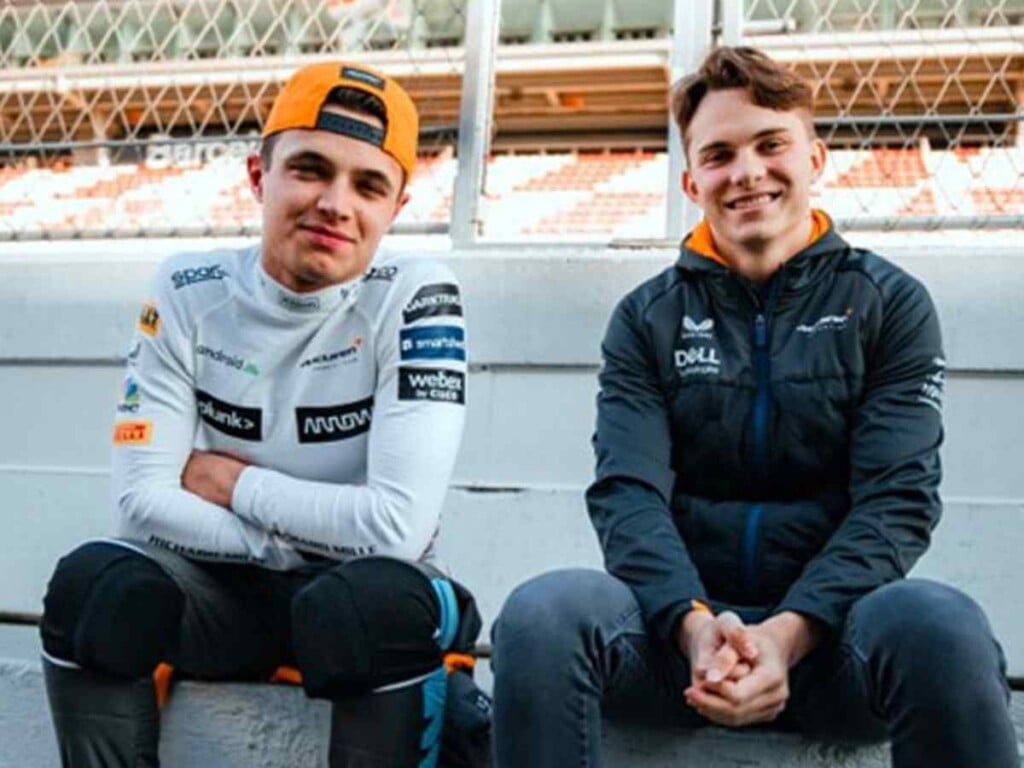 Lando Norris and Oscar Piastri