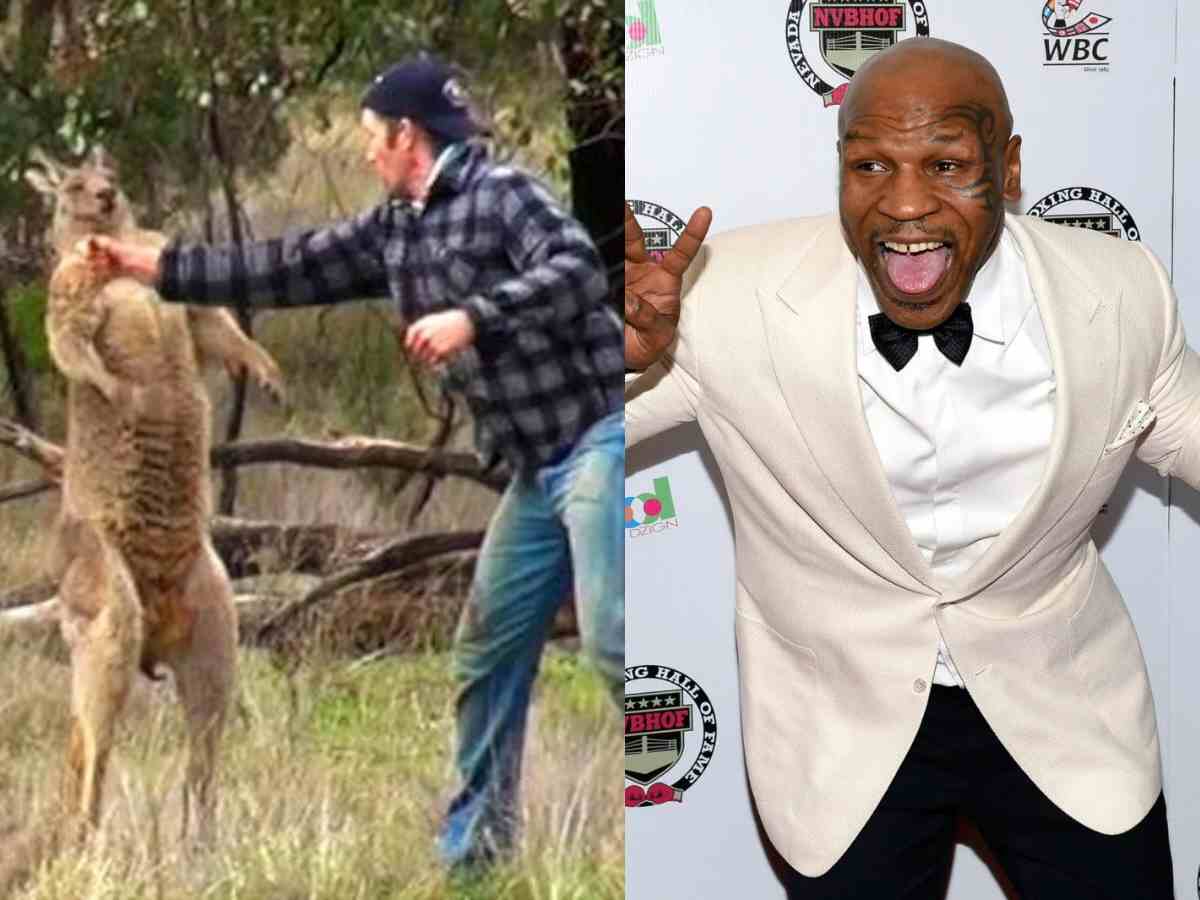 Mushroom-loaded Mike Tyson once lost his mind watching Australian man punching kangaroo to save dog