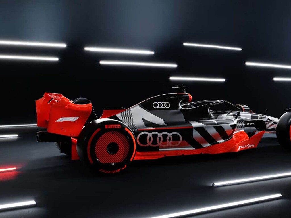 Audi's F1 announcement livery