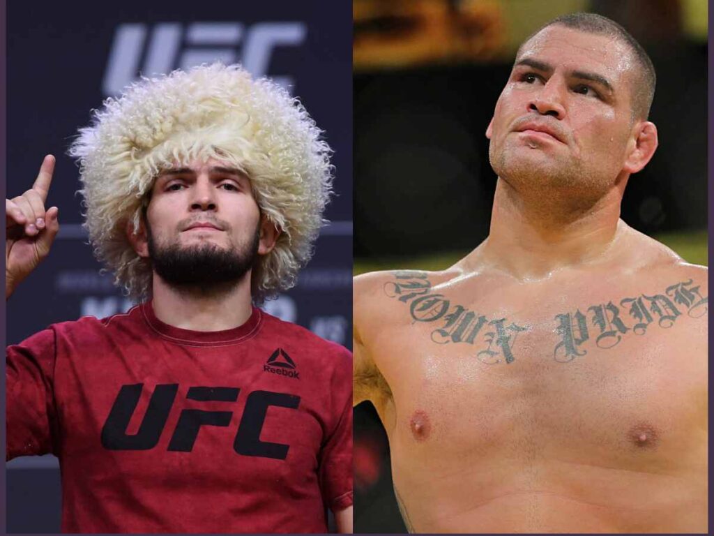 Khabib Nurmagmedov and Cain Velasquez