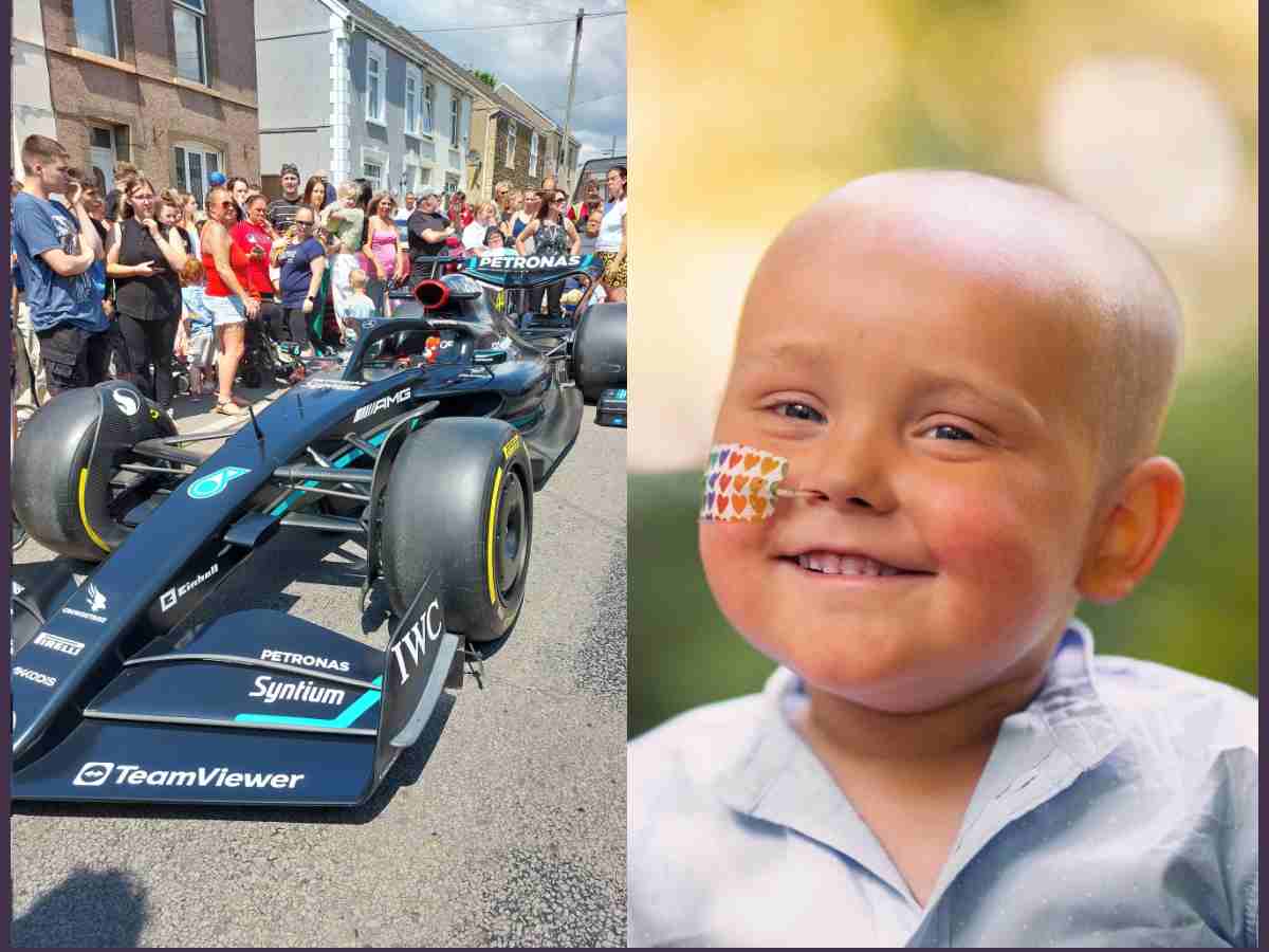 “I am in tears”- Fans react as Mercedes teams up with Supercar Convoy to deliver a touching surprise for terminally ill there-year-old