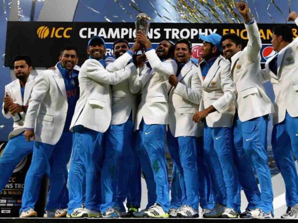 "Salty" Harbhajan Singh points "India won" as fans highlight MS Dhoni's name while celebrating 10th anniversary of Champions Trophy win