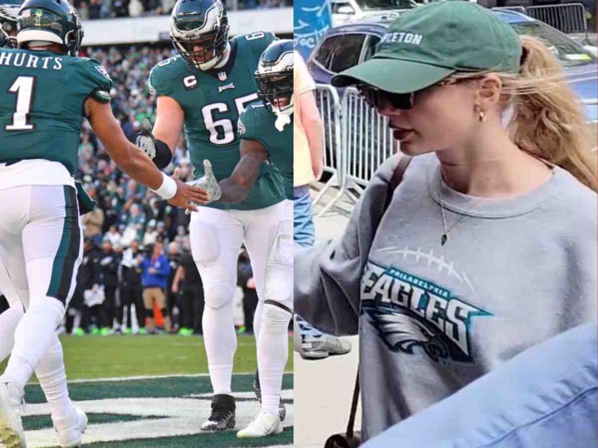 “She’s clearly dating an Eagle” – NFL fans brew theories over Taylor Swift donning Eagles merch on the streets of NYC