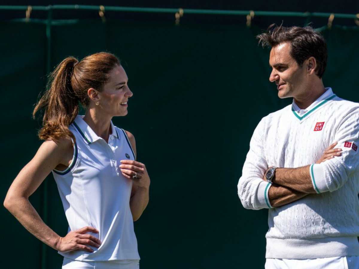 WATCH: Roger Federer makes his return to Wimbledon, partners Kate Middleton for a special role