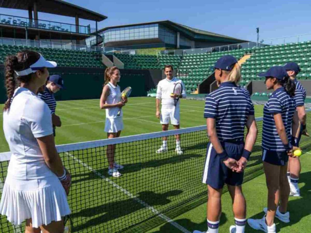 WATCH: Roger Federer rallies with Princess Kate Middleton to CELEBRATE works of Wimbledon's Ball Boys and Girls