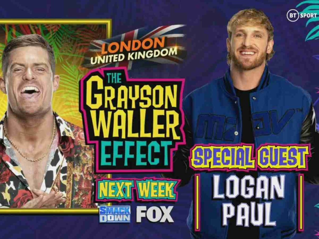 Logan Paul will be on the Grayson Waller Effect this Friday on WWE SmackDown 