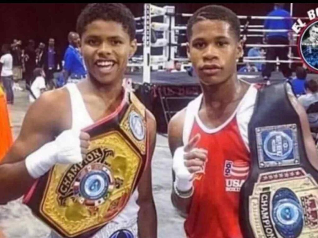 Shakur Stevenson and Devin Haney 