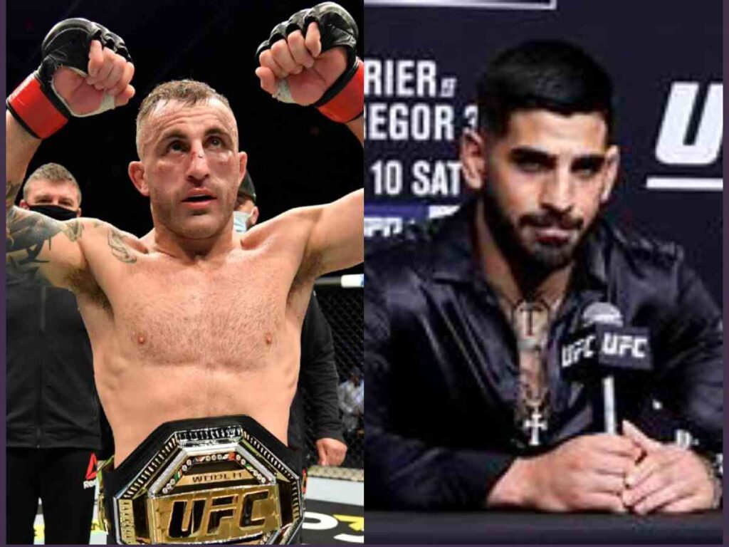 Alexander Volkanovski and Ilia Topuria