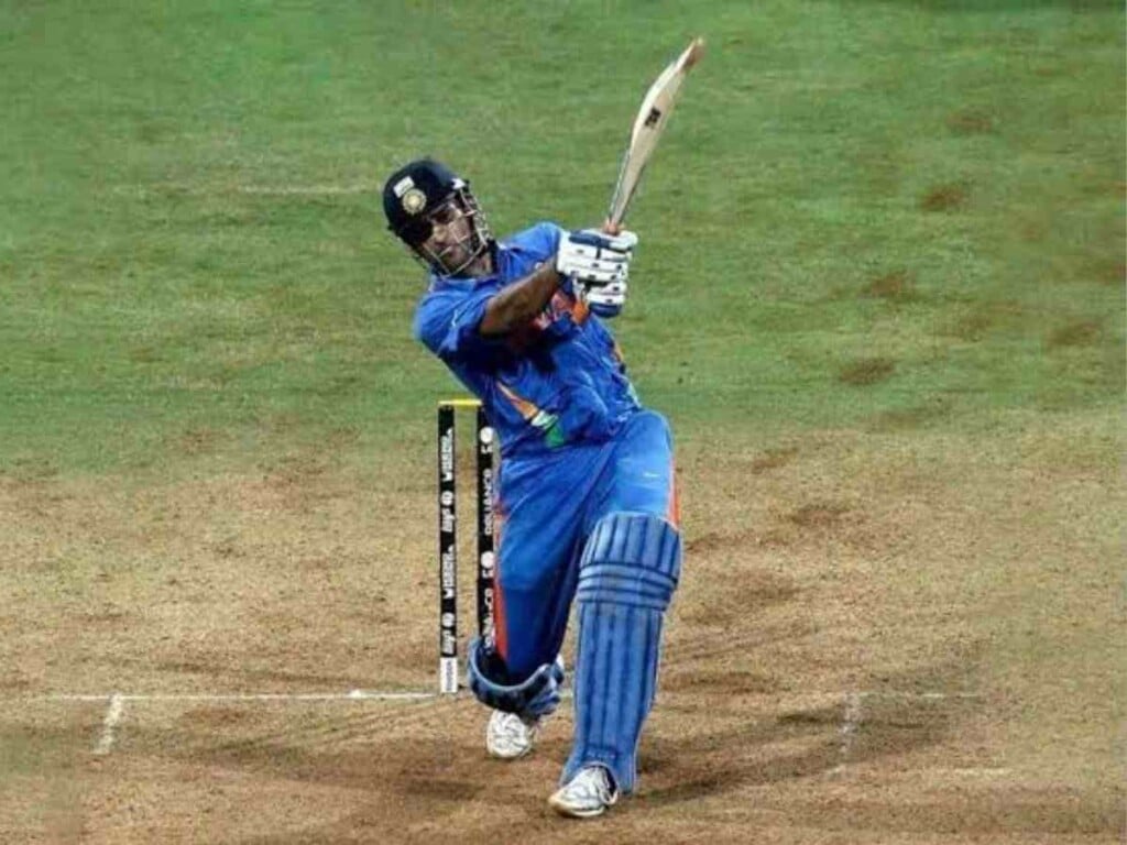 MS Dhoni scored an unbeaten 91 in the final