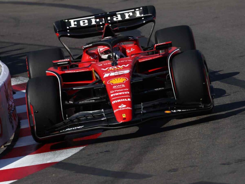 Charles Leclerc, 2023 Monaco GP (image via MotorsportWeek)