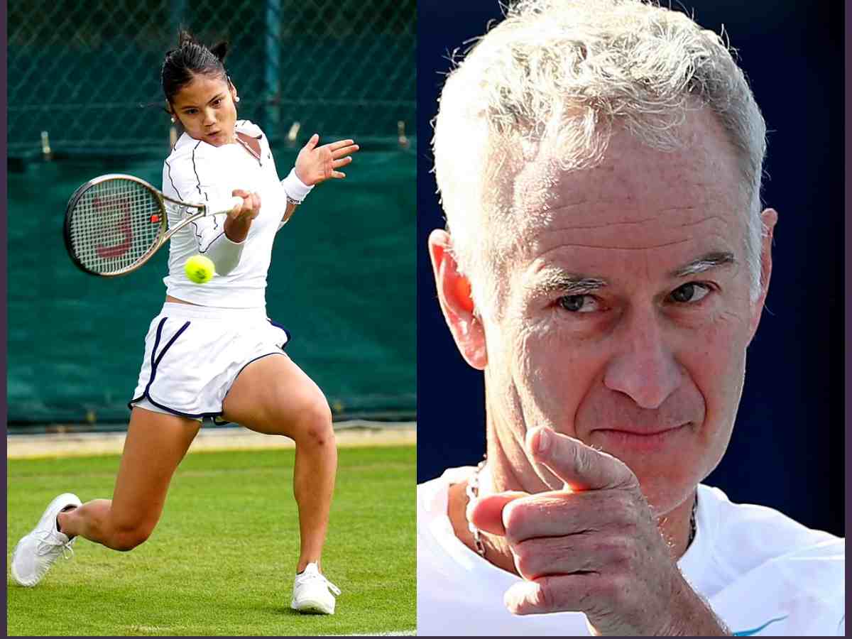 John McEnroe feels Emma Raducanu has been burdened with a lot of pressure by sponsors that could lead her to becoming a ‘One-hit wonder’