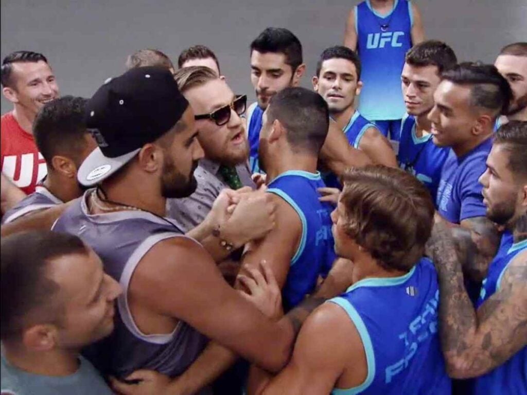 Conor McGregor with Team McGregor