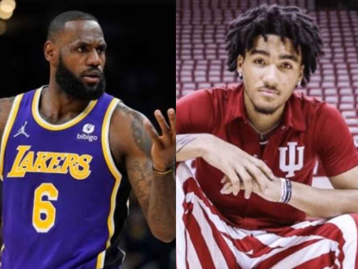 “Bro thought he’s about to get traded” – After POKING LeBron James, Lakers rookie’s public apology gets trolled