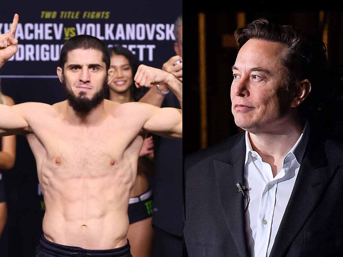 “The irony in this statement” – Fans brutally roast Islam Makhachev for dig at Elon Musk over blue Twitter tick