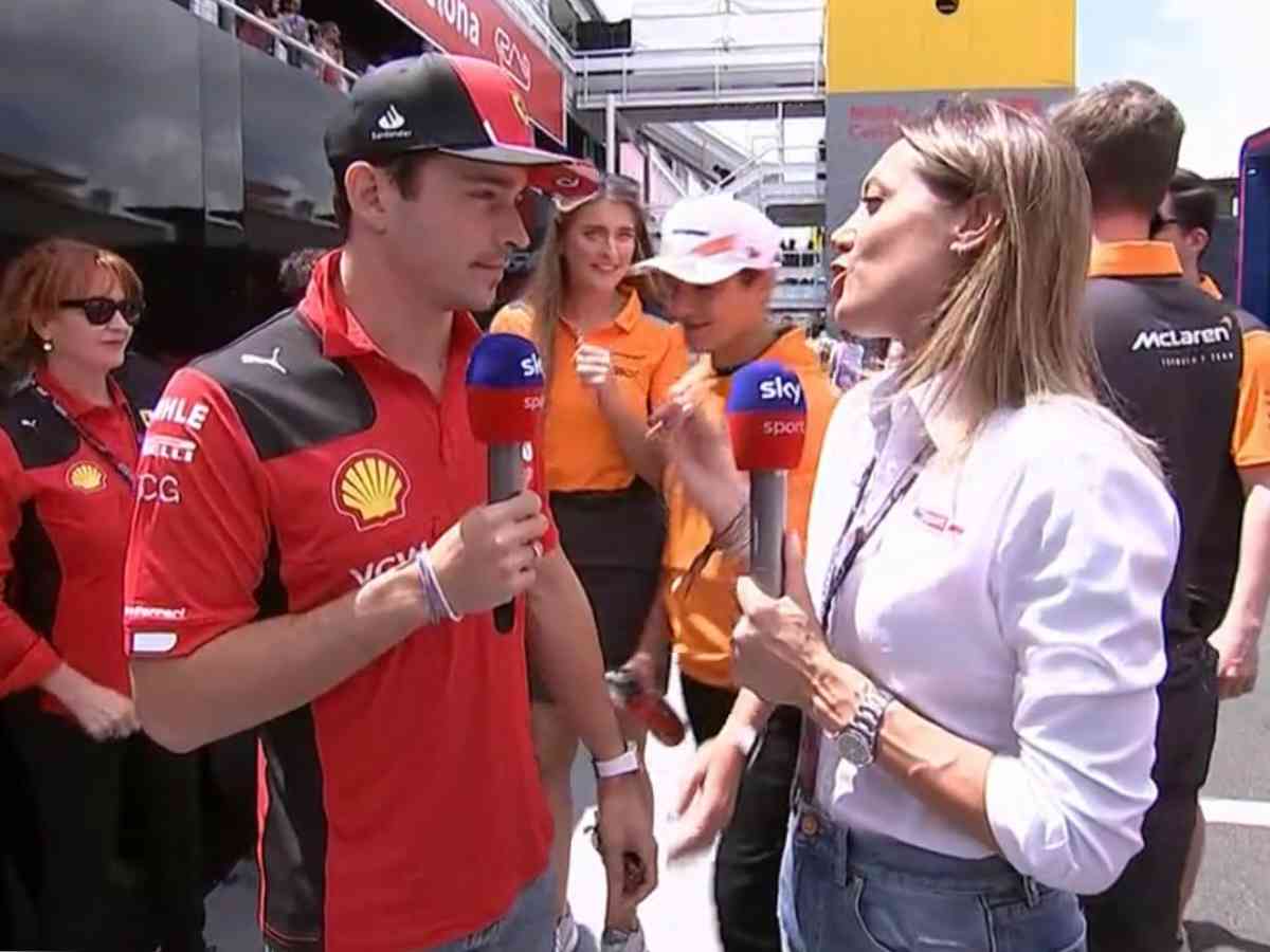 WATCH: Charles Leclerc calls Lando Norris ‘b*stard’ on live TV during Spanish GP