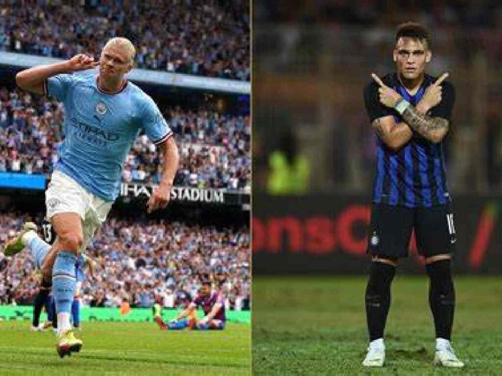 Manchester City and Inter Milan in the Champions League