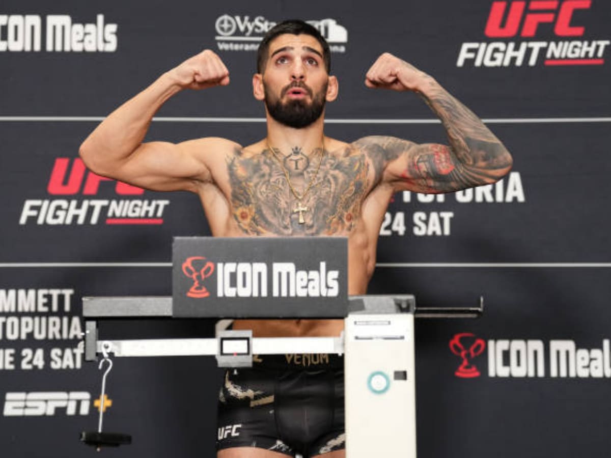 WATCH! Spanish fans sing loudly as Ilia Topuria beats weight-in scale ahead of electric fight