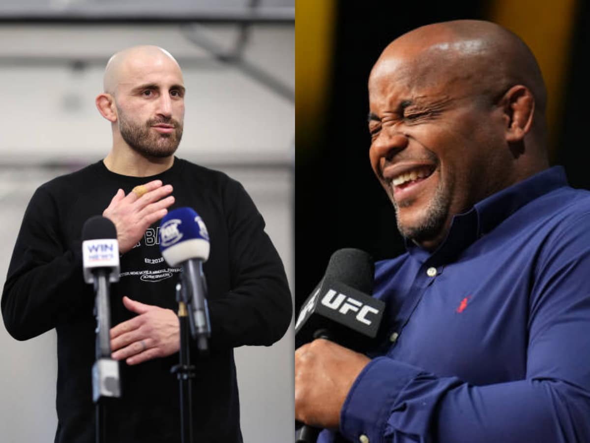 “You laugh like a high school girl,” Alexander Volkanovski hilariously confronts Daniel Cormier for laughing too hard at miserable Islam Makhachev jokes