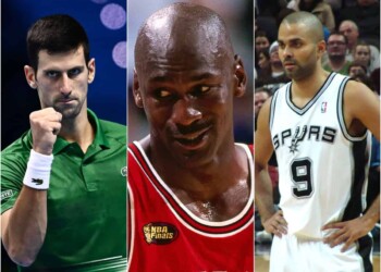 Novak Djokovic, Michael Jordan, Tony Parker