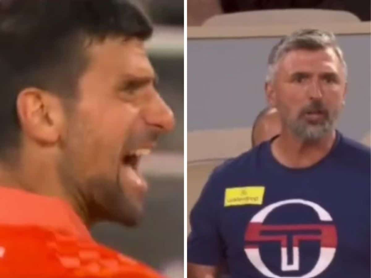 WATCH: Novak Djokovic unleashes verbal barrage at coach Goran Ivanisevic in a heated exchange at the French Open